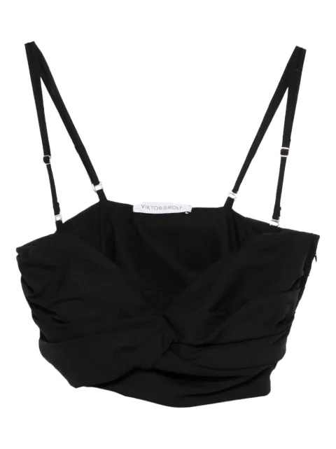 Viktor & Rolf ruched bralette Black WT0180099226