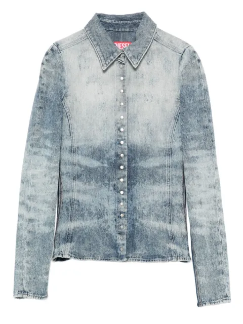 Diesel De-Masly-Fsh buttoned shirt Blue A21284068TY