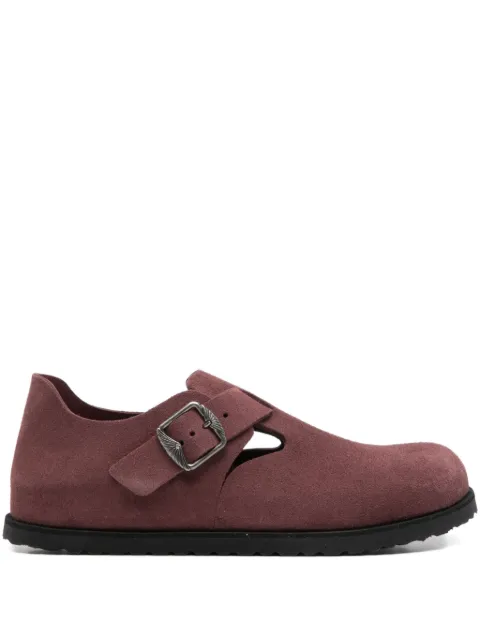 BIRKENSTOCK 1774 Becomes Berlin London suede derby shoes Red 1031879LONDONART
