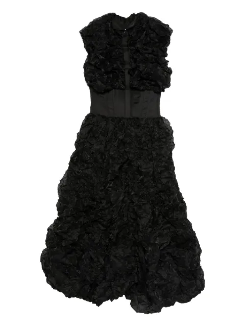 Viktor & Rolf crinkle maxi dress Black WD0440199226