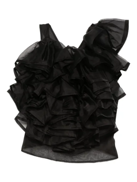 Viktor & Rolf ruffled volant top Black WT0210099226