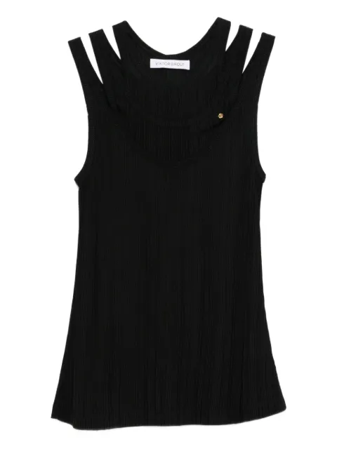 Viktor & Rolf cut-out tank top Black WT0260099226