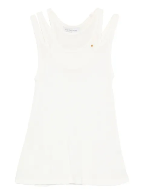 Viktor & Rolf triple layer tank top Neutrals WT0260045226