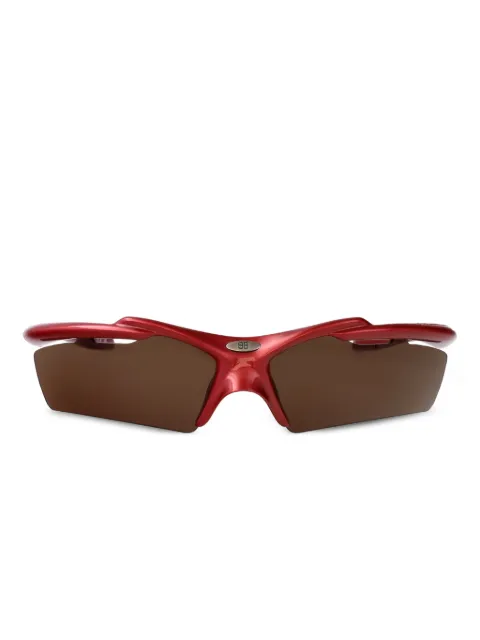 Balenciaga Eyewear geometric-frame sunglasses Red BB0420S
