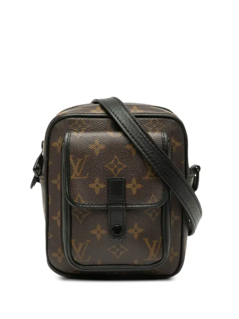 Louis Vuitton Pre-Owned 2021-2025 Monogram Macassar Christopher Wearable crossbody bag Brown BZ6LOERQUTYK35HL