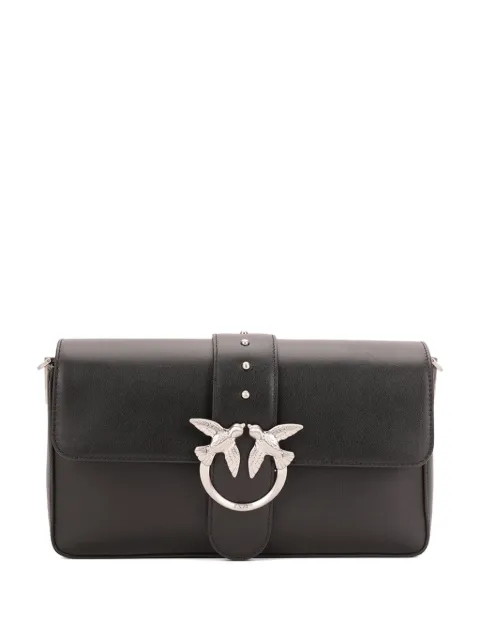 PINKO medium shoulder bag Love Bag in leather Black 104524A0QO