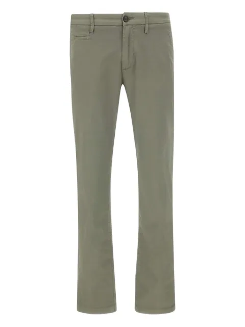 Re-Hash logo-patch trousers Green P037BW23891390