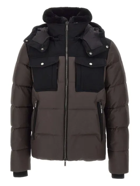 Moorer hodded jacket Brown ALARICKTOSCACORTECCIA