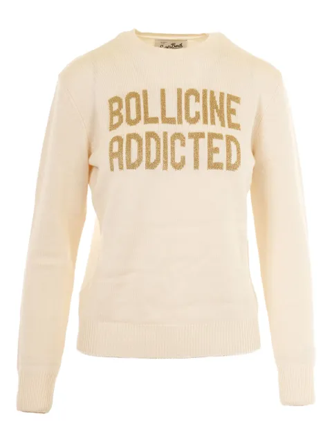 MC2 Saint Barth New Queen long-sleeves sweater Neutrals QUE0010