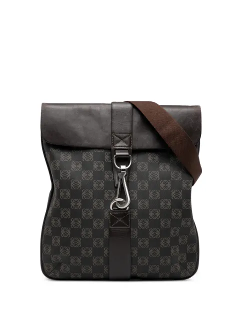 Loewe Pre-Owned 2010-2025 Anagram Coated Canvas crossbody bag Brown WMHVMZTQOSQ9KD3T
