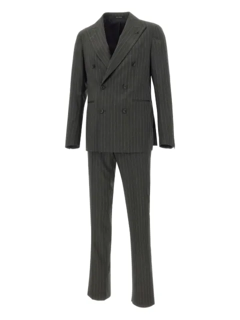 Tagliatore pinstriped double-breasted suit Grey 2SVS20A11AI070133V1051