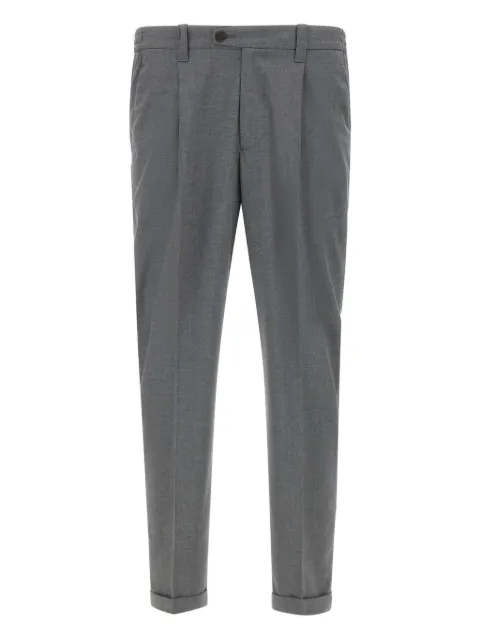 DEVORE belt-loops trousers Grey DVR47CH10060205
