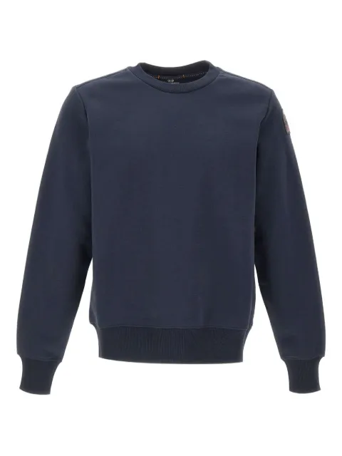 Parajumpers logo-patch sweatshirt Blue PMFLEY210316