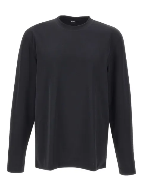BOSS crew-neck long-sleeve sweatshirt Black 50554524