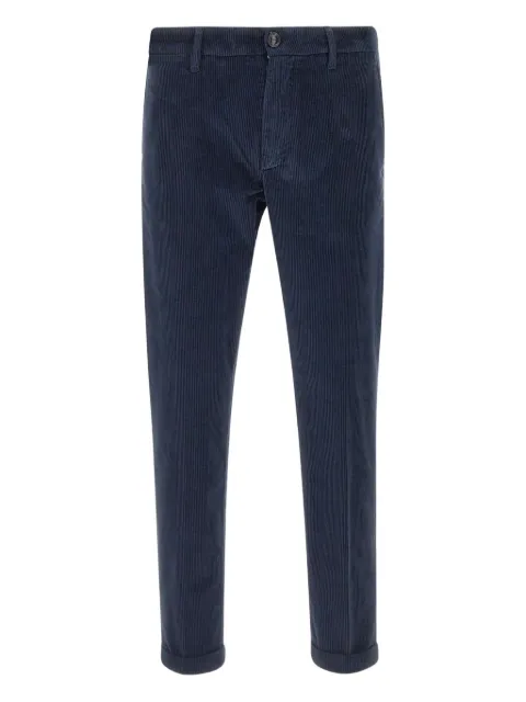 Re-Hash corduroy-texture trousers Blue P249LS4V0414204