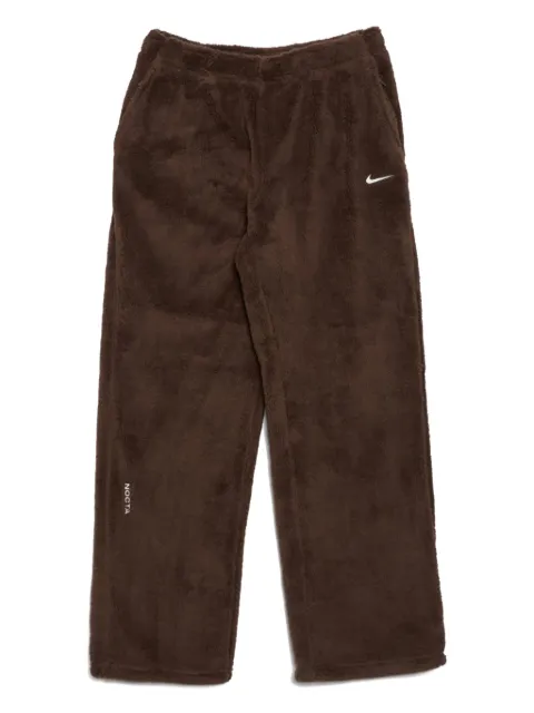 Nike Nocta elastic-waistband trousers Brown IB0261