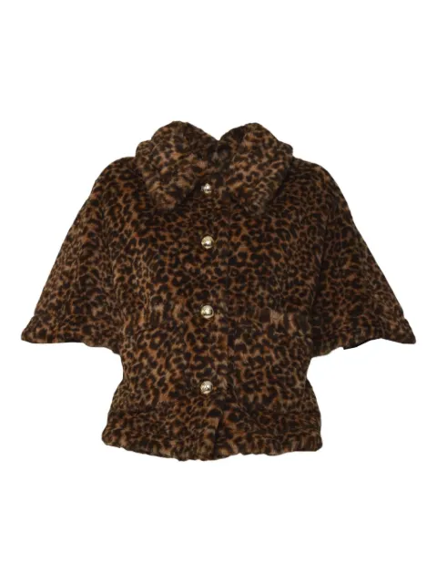 Max Mara brushed-effect jacket Brown 2524736072600