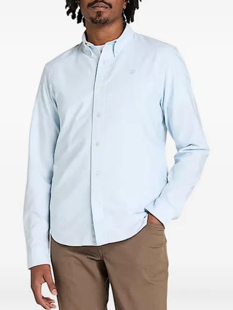 Timberland button-fastening long-sleeve shirt Blue TB0A6GPNB02