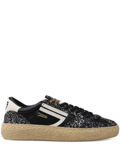 Puraai glitter sneakers Black PU101V037GLIMMER