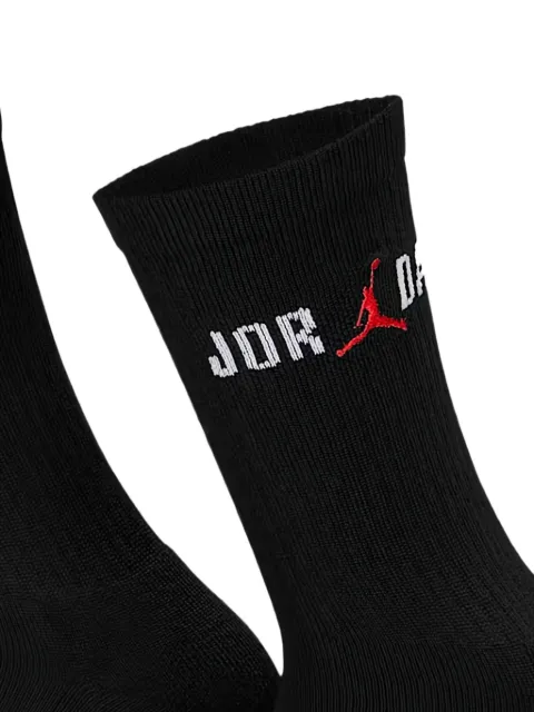 Jordan logo-detail socks Black IF3100