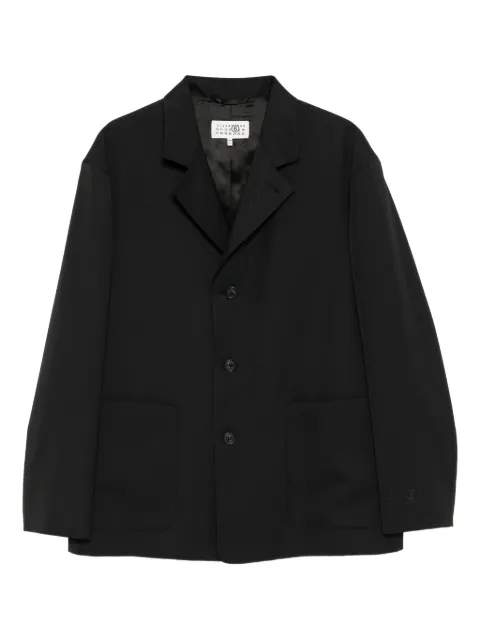 MM6 Maison Margiela single-breasted blazer Black SH0BN0014S54445900