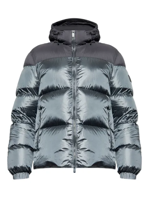 Add padded hooded jacket Grey 12AMH120