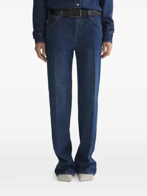 Mugler straight trousers Blue 26P6PA0536211