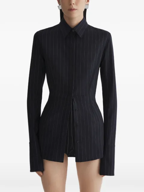 Mugler pinstripe shirt Black 26P1TO08501022