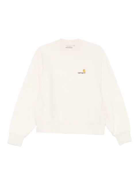 Carhartt WIP logo-embroidered sweatshirt Neutrals I033649