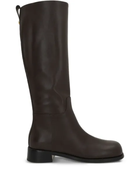 Sergio Rossi Avenue side-zip high boots Brown B13680MMVN132403