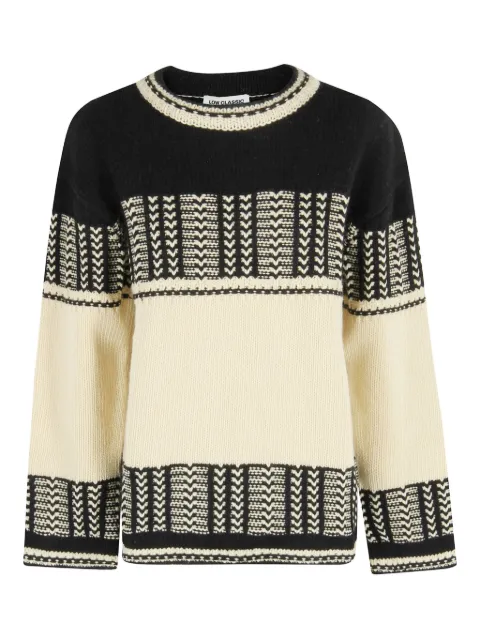 Low Classic patterned sweater Black LCPF25SW01989097