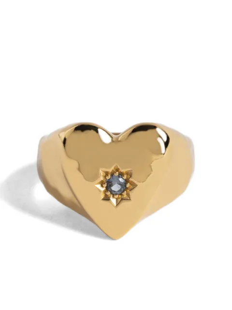 Zadig&Voltaire Heartbreaker strass ring Gold OWJW01776