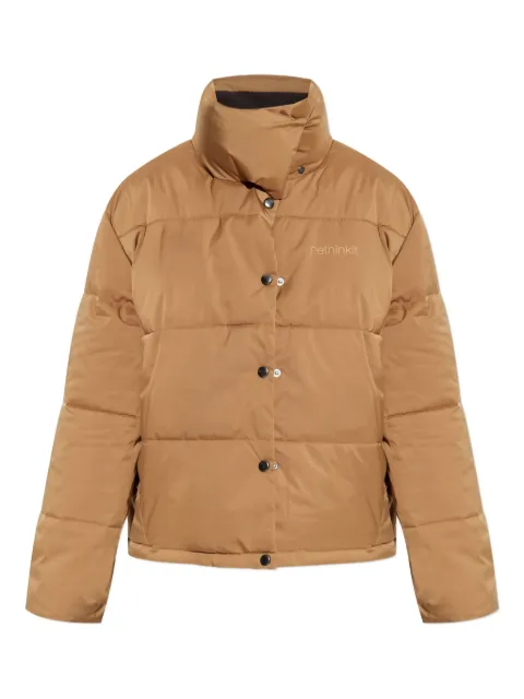 RETHINKIT STUDIOS button padded puffer jacket Brown 20611750