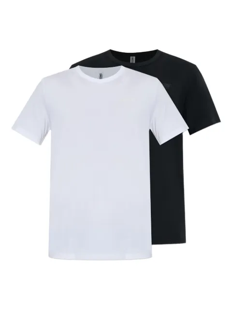 Moschino logo-detail T-shirt (pack of two) White A07204428