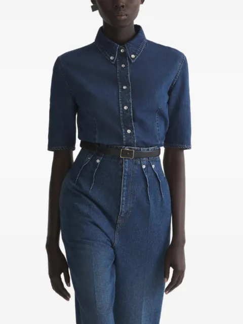 Mugler buttoned shirt Blue 26P6TO08612032