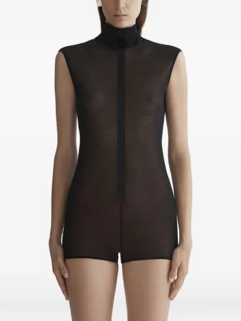 Mugler turtleneck bodysuit Black 26P3BO02922031