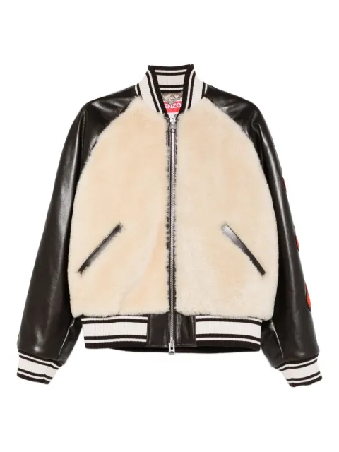 Kenzo x Futura 2000 shearling bomber jacket Neutrals FF68LB2000AA