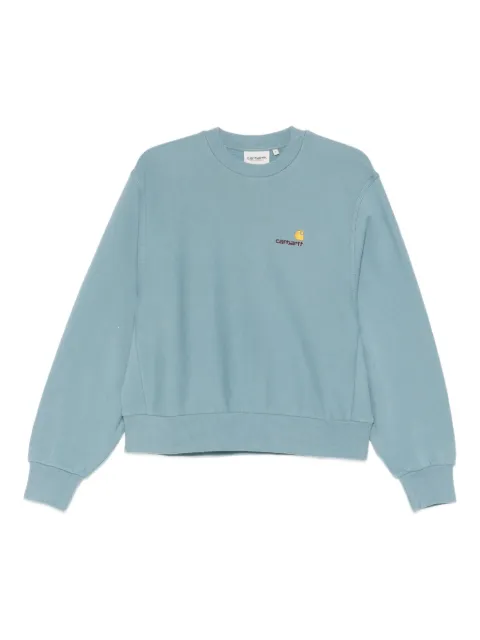 Carhartt WIP logo-embroidered sweatshirt Blue I033649