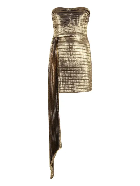 Retrofete Marcy strapless mini dress Gold FW249673097