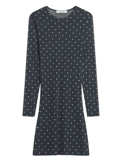 Maison Kitsuné long-sleeve mini dress Black PW01613KJ0122O197