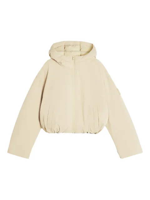 Maison Kitsuné zip-up puffer jacket Neutrals PW02208WQ40630384