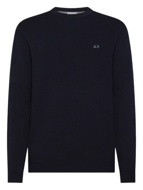 Sun68 long-sleeved sweater Blue K45126