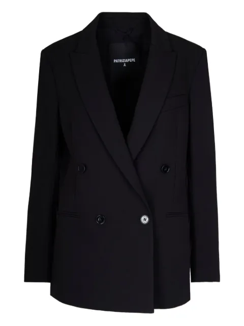 Patrizia Pepe double -breasted blazer Black 2S1543A498K103