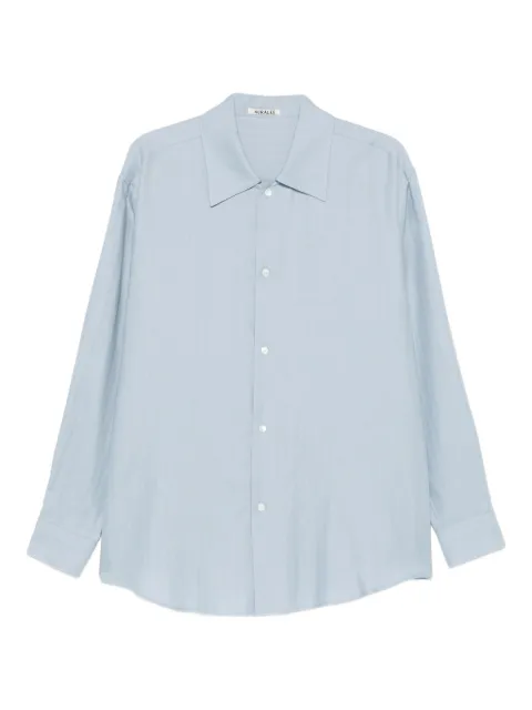 Auralee buttoned shirt Blue A25AS01CH