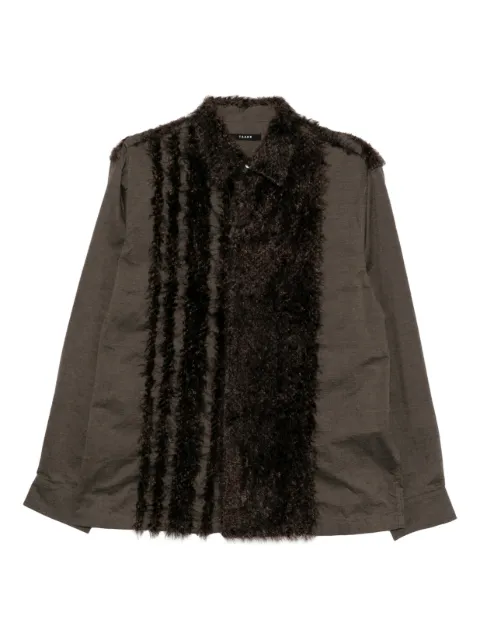 Taakk long-sleeve shirt Brown TA25AWSH121