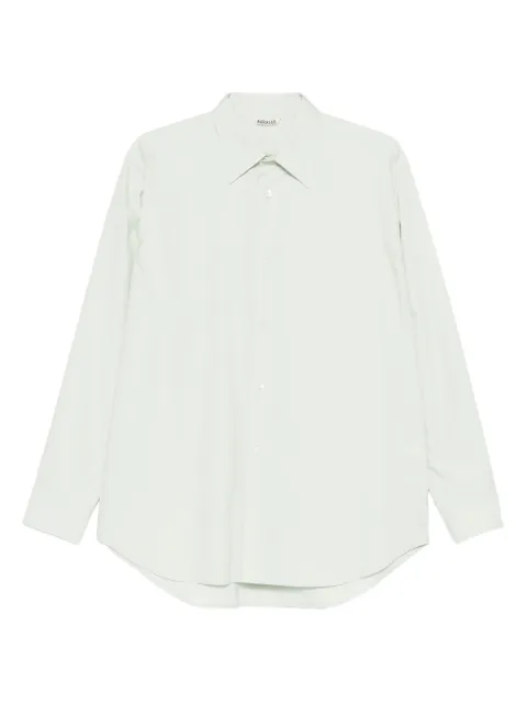 Auralee buttoned shirt Green A25AS01TN