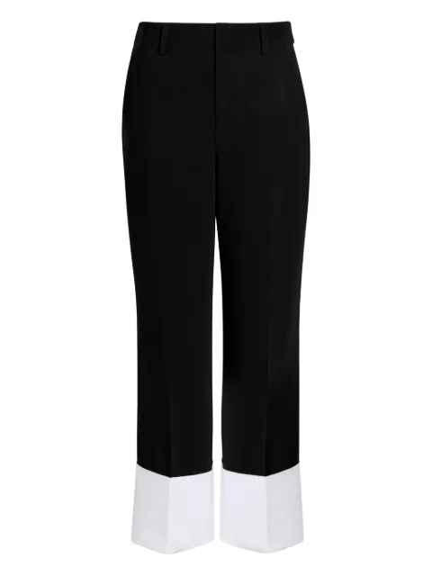 Cinq A Sept Maesa colourblock trousers Black ZP10741319ZBKW