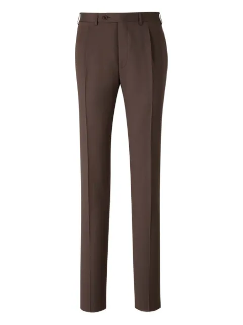 Canali wide-leg trousers Brown 71119AS10327