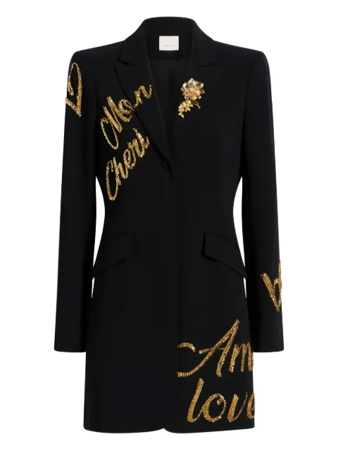 Cinq A Sept Joel embellished mini dress Black ZD2967B1319ZBGD