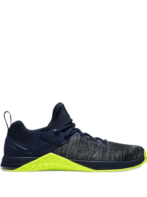 Nike Metcon Flyknit 3 "Obsidian/Volt" sneakers Blue AQ8022